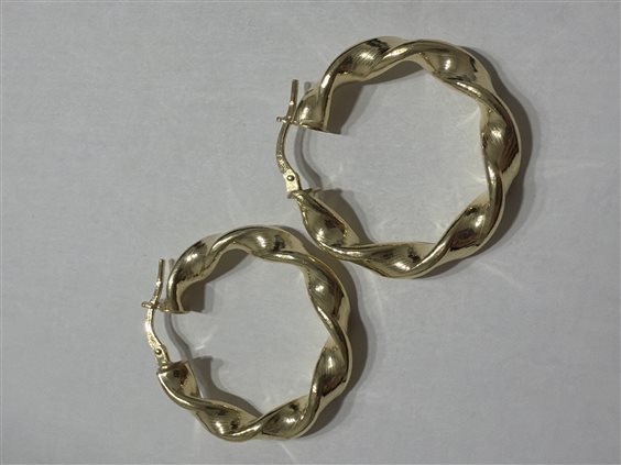 Orecchini Domar Donna Cerchi argento 925 lisci in Argento ORAR-477-280 - ORAR-477-280